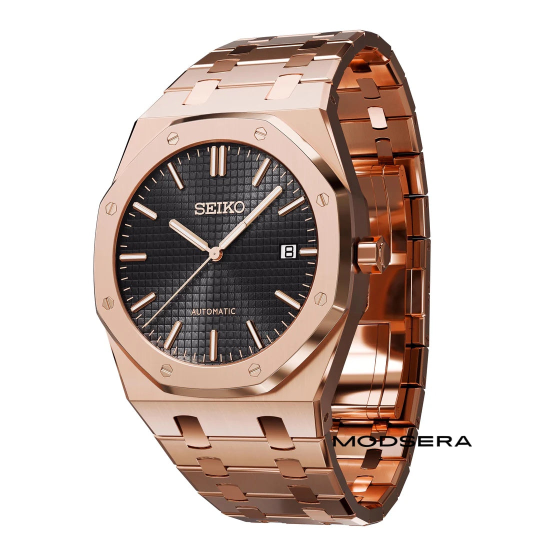 Royal Seikoak Rosegold Black